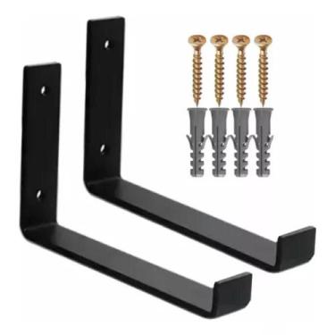 Imagem de Kit 02un Mão Francesa Invertida Industrial Para Tábua 30cm - Pontocom