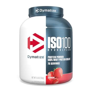Imagem de ISO 100 - 100% Hydrolyzed (2, 3kg) - Sabor Morango, Dymatize Nutrition, 2.3kg