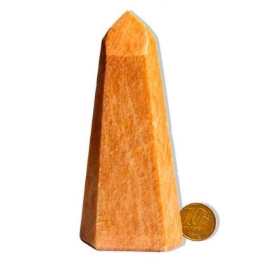 Imagem de Ponta Amazonita Rosa Pedra Natural 8 a 9cm 150 a 200g Tipo B - Cristai