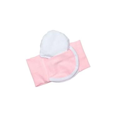 Imagem de Cinta Anti Colica Gases para Bebe Bolsa Sementes Natural Térmica (Rosa bebê)