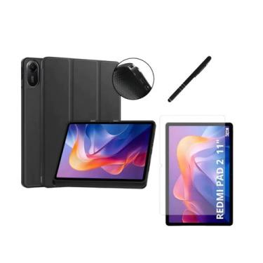 Imagem de Kit Completo Capa Case Tablet Para Xiaomi Redmi Pad 2 2025 Película Ca
