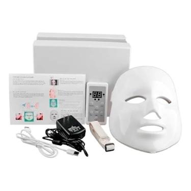 Imagem de Mascara Led Tratamento Facial Fototerapia 7 Cores