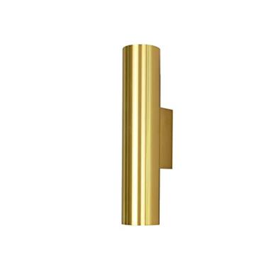 Imagem de Luminária de parede moderna Luminária de parede de cabeceira compatível com quarto Luminária de parede LED 12W Decoração de sala de estar Luminária de parede dourada Iluminação doméstica Luz