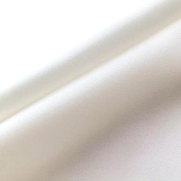 Imagem de 35 Momme Silk Viscose Stretch Double Joe Vestuário Tecido Telas Tule Vestidos para Mulheres para Costura por Metros SVSDJ35L (Branco Natural, 3 jardas)