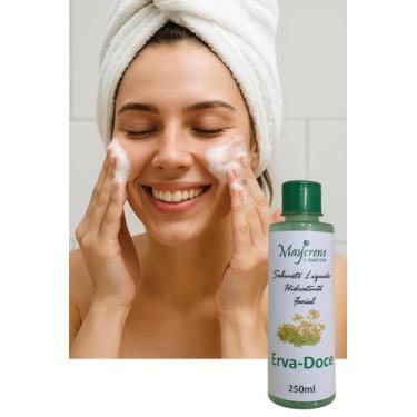 Imagem de Sabonete Hidratante Facial Liquido Beleza da Pele Maycrene, Erva-Doce 