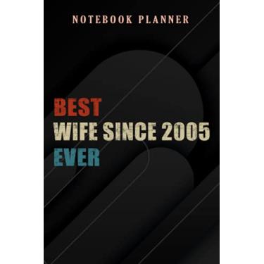 Imagem de Notebook Planner Womens 16th Wedding Anniversary Gift For Her Best Wife Since 2005 funny: 6x9 in ,Money,Budget,Do It All,Passion,Small Business,High Performance