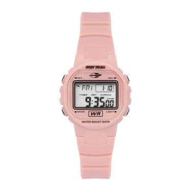 Imagem de Relógio Mormaii Feminino Ref: Molcdaazt/8t Esportivo Digital Rosa
