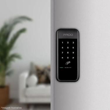 Imagem de Fechadura Digital FDS-50 de Sobrepor com Senha e Cartão Preta Pado