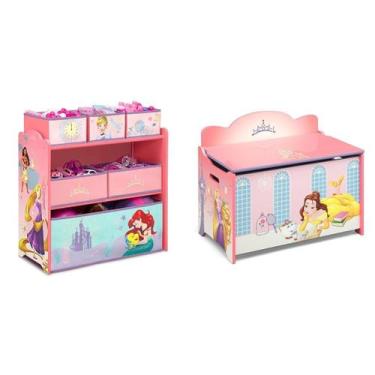 Imagem de Organizador de armazenamento de brinquedos Delta Children Disney Princ