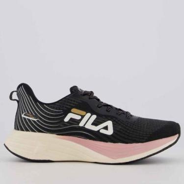 Imagem de Tênis Fila Racer Curve 2 Feminino Preto e Bege, 34
