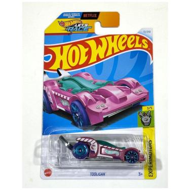 Imagem de Hot Wheels Tooligan Treasure Hunt Rosa e Roxo Experimotors 35 Chave de Boca