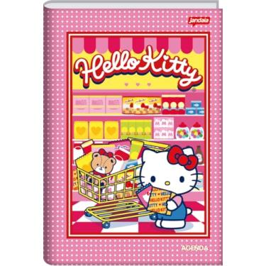 Imagem de Jandaia - Agenda Permanente Escolar 134X200mm CD 192Pgs Hello Kitty Mercado FSC