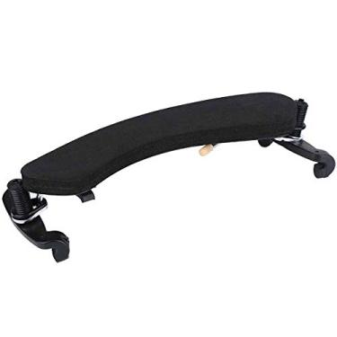 Imagem de RiToEasysports Descanso de Ombro de Violino de Plástico Preto Durável Com Estofamento de Esponja Premium para Máximo Conforto e Suporte (Descanso de ombro anti-lobo para violino 4/4)