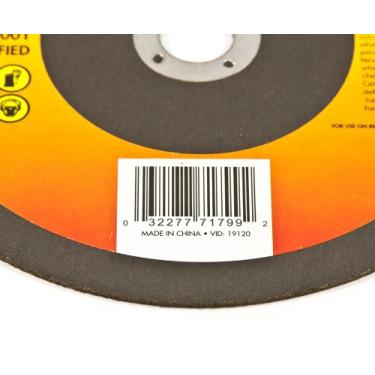 Imagem de Forney 71799 Roda de corte com mandril de 1,9 cm, tipo de metal 1, A46T-BF, 15,2 cm por 0,6 cm (1/16")