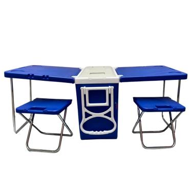 Imagem de Caixa Térmica 28 Litros 3 em 1 Mesa e Cadeira, Importway, Multicor, Grande, IWCT3X1