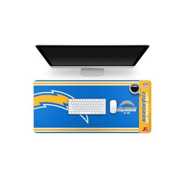 Imagem de FOCO NFL Official Established Primary Logo Wordmark Home Office Desk Pad Mouse Pad 89 cm x 41 cm (Los Angeles Chargers, Los Angeles Chargers)