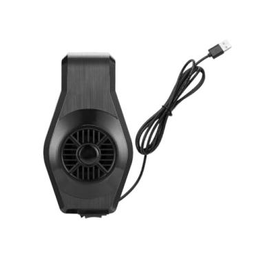Imagem de Ventilador de resfriador USB conveniente posicionamento ajustável ventilador de água de aquário portátil fácil instalação para tanque de peixes