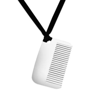 Imagem de Colar com pingente de pente para mulheres, suéter longo, corrente para mulheres, acessórios para filha, neta, presentes de aniversário para amiga, franja, penteados, colares para ela