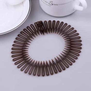 Imagem de 1 pacote com faixas elásticas flexíveis para pente de cabelo, acessórios invisíveis para pentear