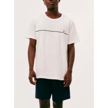 Imagem de Pijama Curto Hering 7BDQ Masculino Contrastes Algodão T. P/XXG, XG, 1j