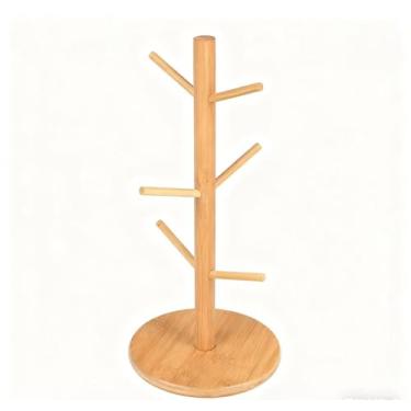 Imagem de Reflygen Ganchos de ventosa para banheiro, estilo moderno, pacote com 2, capacidade de peso de 2,3 kg (cor de madeira natural)