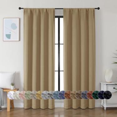 Imagem de Cortinas Blackout Simplebrand Ava Taupe 213 cm de comprimento 2 painéi