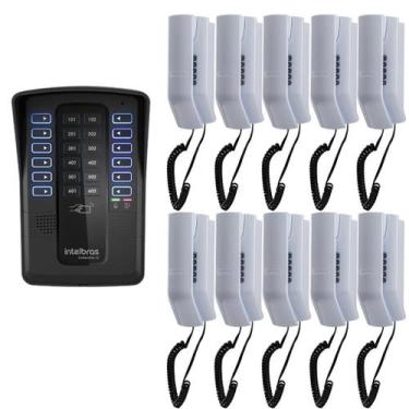 Imagem de Kit Porteiro Coletivo Collective + 10 Tdmi 300 Intelbras