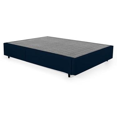 Imagem de Base para Cama Box Queen Guldi com Guarda Objetos Azul