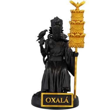 Imagem de Estátua Oxalá Umbanda Candomblé - Orixá Obatalá (Cor Aurum Noctis)