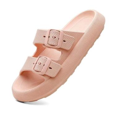 Imagem de Chinelo Nuvem Slide Feminino Fivela Com Regulagem Sola Microexpandida Confortavel e Resistente