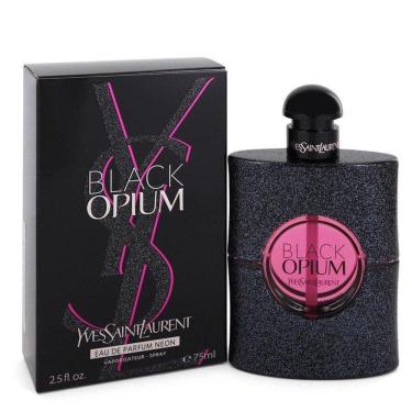 Imagem de Perfume Feminino Yves Saint Laurent Black Opium 75 Ml Eau De Parfum Neon
