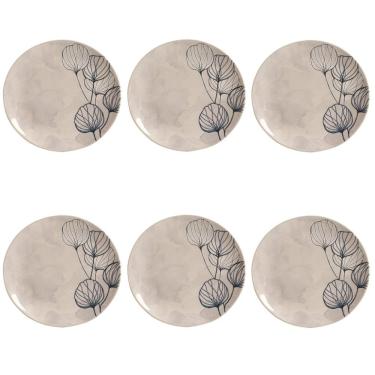 Imagem de Conjunto De Pratos Rasos 06 Peças Coup New Blue Porto Brasil