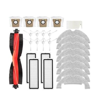 Imagem de Compatible With Xiaomi Robot Vacuum X10 Robot Vacuum Cleaner Parts Replacement Main Side Brush Hepa Filter Mop Cloth Dust Bag Accessories(WHITE)