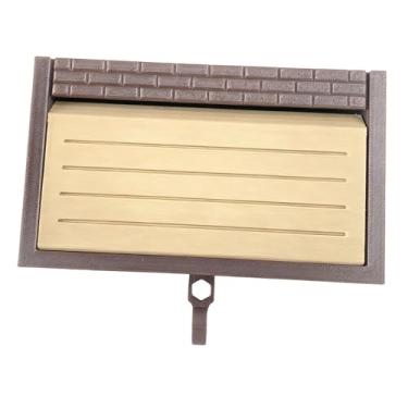 Imagem de Ioensy Porta-chaves de parede divertido em miniatura para garagem, suporte para chaves para entrada, cabide para chaves de escritório e cozinha, Café Bege