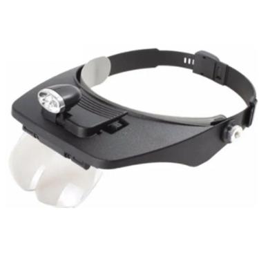 Imagem de Lupa Cabeça Com Luz Para Relojoarias Lupa Com Led A Pilha