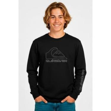 Imagem de Moletom Quiksilver Care New Tour 310G Preto-Preto-10-Masculino