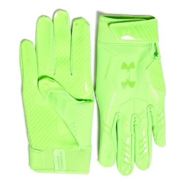Imagem de Under Armour Luvas de futebol para meninos F9, (389) Hyper Green / Cyber Green / Hyper Green, P