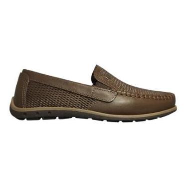 Imagem de Mocassim Masculino Pegada Couro Slip On Conforto 141606-Masculino
