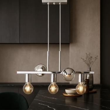 Imagem de Luminária de teto Pendente Rubis 5 Lâmpadas Moderno Industrial (Estilo Jabuticaba) (Verniz)