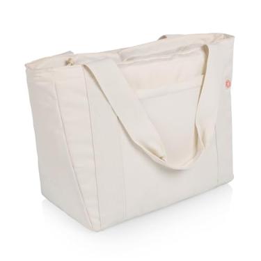Imagem de PICNIC TIME Topanga Cooler 2.0, bolsa térmica versátil com capacidade para 24 latas, bolsa térmica macia com forro interior resistente à água, alças longas e bolso externo, (areia)