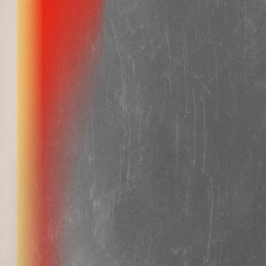 Imagem de Quadro Decorativo com Efeito de Grão de Filme e Fundo Transparente - Arte Digital para Decoração Moderna 40x40cm