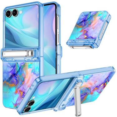 Imagem de Casetego Capa magnética para Galaxy Z Flip 7, [compatível com MagSafe] [Protetor de tela embutido] [Suporte] [Proteção de dobradiça] Capa feminina fina à prova de choque para Samsung Galaxy Z Flip 7