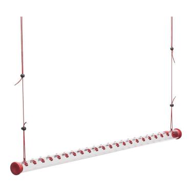 Imagem de Alimentador de Beija-flor com Furos para Suspensão Alimentação Aves Alimentadores Horizontal Forma Semelhante a Flauta Alimente Beija-flores Uma Vez Jardim Janela Suportes Vara Armário