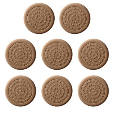 Imagem de 8 Conjunto de Almofadas Estabilizadoras Antiderrapantes para Tábuas Corte, com Pés Borracha Autoadesivos à Prova D'água e Redução Ruído Que Não Deixam Marcas Ideais para Proteger Corte e Bancadas