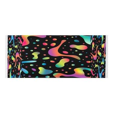 Imagem de Wassud Capas coloridas para lavadora e secadora, protetor de lavadora com sacos de armazenamento, capa de geladeira à prova de poeira com bolsos para lavanderia doméstica, cozinha, 120 x 55 cm