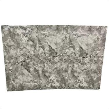 Imagem de Kit 10 Placas Adesivas 3d Mármore Relevo Lavável AutoColante 30x60cm (40)