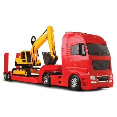 Imagem de Caminhão com Carreta - Diamond Truck Escavadeira - Workers - Roma