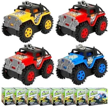 Imagem de 10 Carrinho Infantil Jipe Maluco 4x4 Festa Infantil Atacado - Fun Game