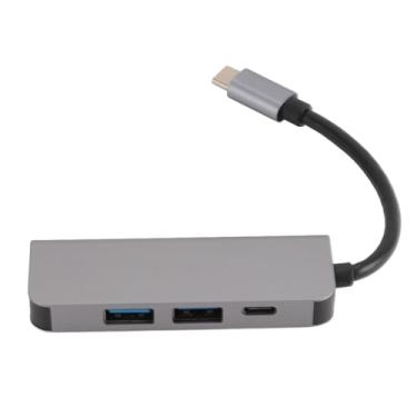 Imagem de Estação de acoplamento para laptop Ainoli USB C TYPE C PARA USB3.0x2 USB C Hub Adaptador multiporta Dongle Dock com 2 HD Interface multimídia Carregamento PD