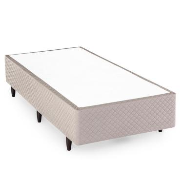 Imagem de Base Cama Box Solteiro Herval Hórus 39x79x198 cm, Bege